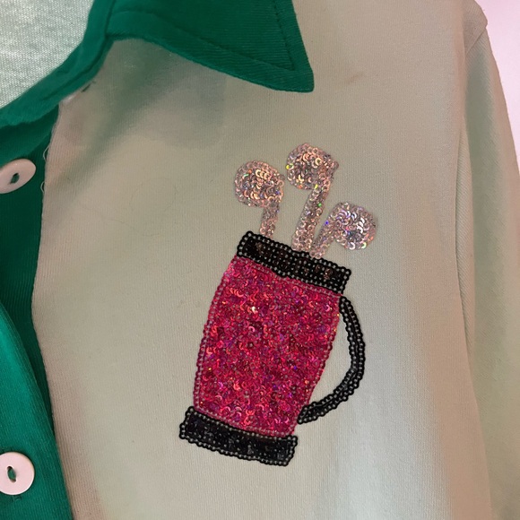 This is an amazing size small golf dress because this is a showstopper! Sequins - Picture 4 of 6